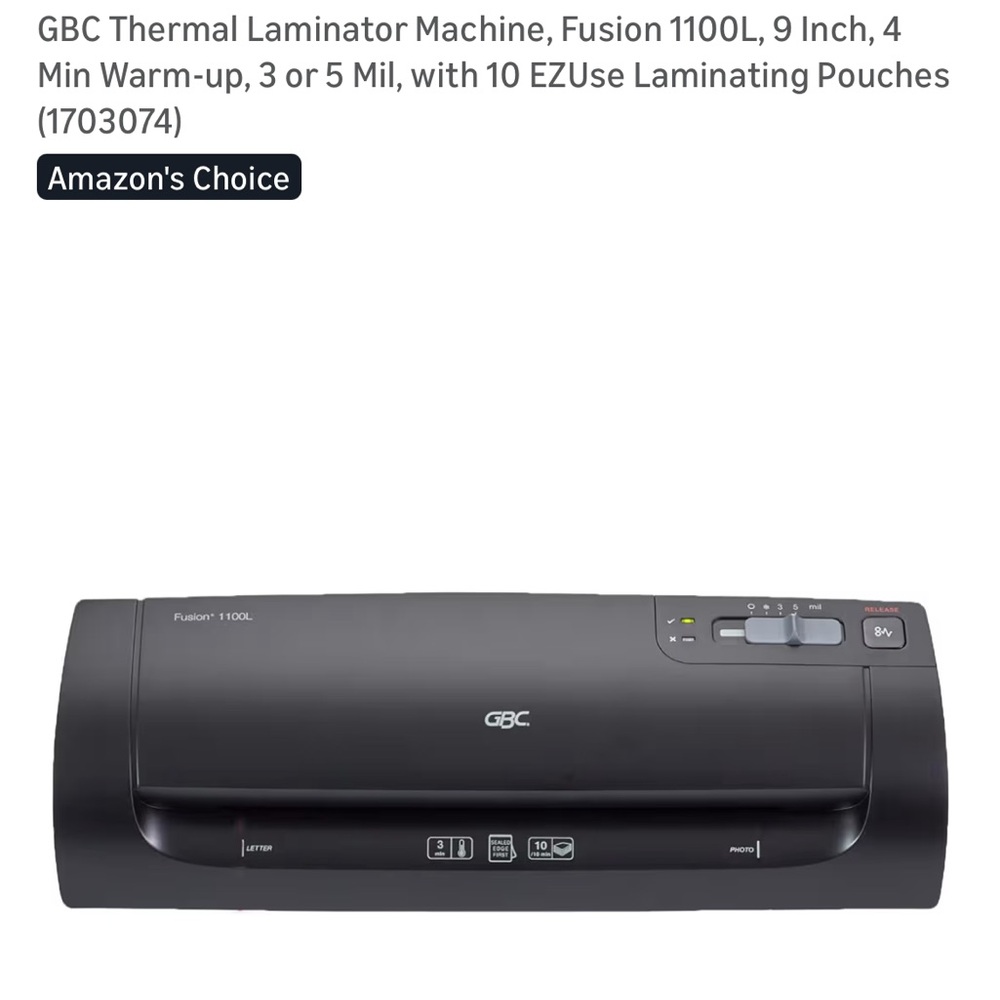 LAMINATOR -Laminator by GBC brand new